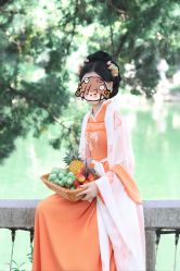 -后宫·古装汉服京剧儿童亲子全家福摄影