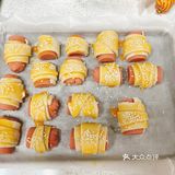 手抓饼香肠卷