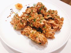 美国杏仁片焗葱油多宝鱼-北京厨房(SKP店)