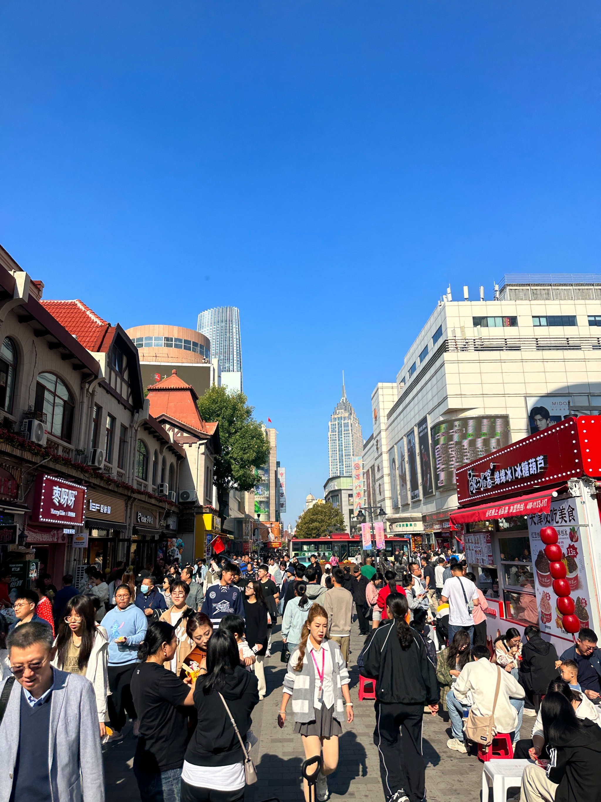 天津滨江道步行街图片图片