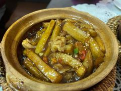 咸鱼鸡粒茄子煲-熠盛粤味(永康路店)