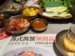 -草家酱蟹炭火烤肉店(珲春南路一店)