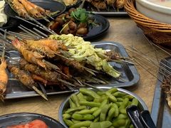 盐水毛豆-老虎滩大连海鲜烧烤(建邺云锦路总店)