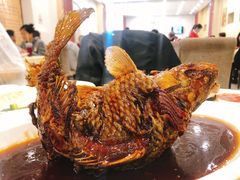 罾蹦鲤鱼-奥华餐厅·老张记(台基厂店)