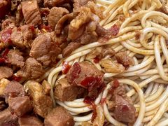 招牌辣肉干拌面-辣肉面大王(天平路店)