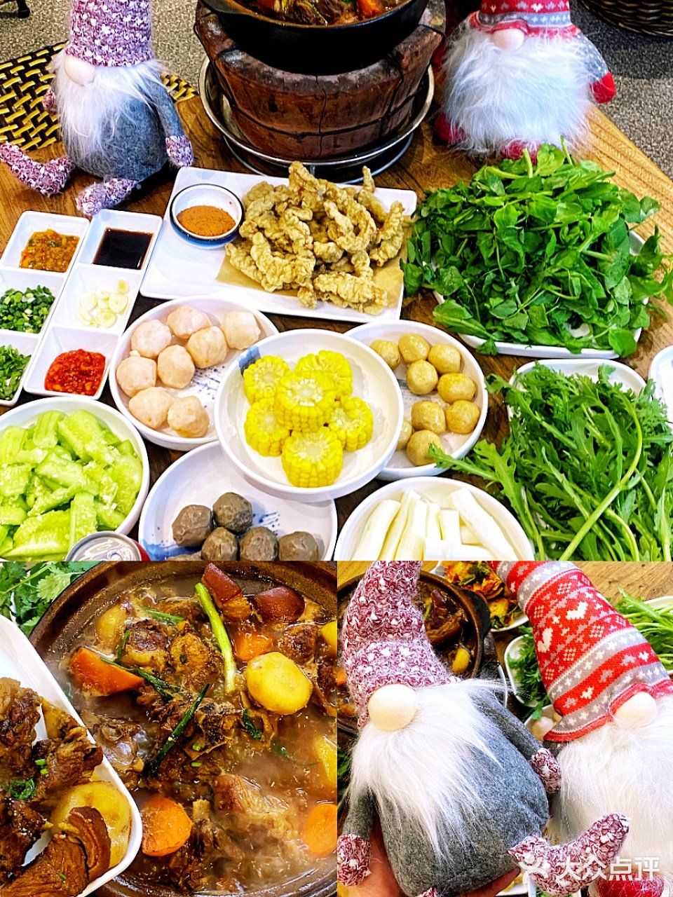 羊肉煲也能圣诞气氛搞起来