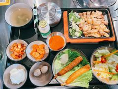 烤五花肉套餐-欧巴炭烤肉오빠숯불구이(南京东路店)