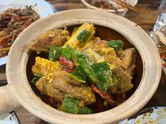 砂锅咸蛋黄芥末鸡翅-夹夹大·蟹蟹大排档(财富又一城店)