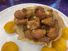 黄金球蒜香骨-老乡村美食农庄