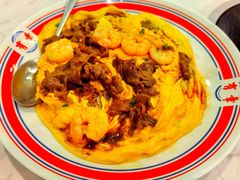 滑蛋牛肉虾仁饭-有章牛杂(石厦店)