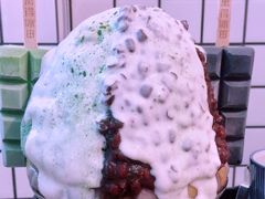 抹茶生乳かき氷-WONDER ICE 萬得冰田(建設路总店)