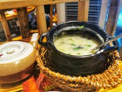 皮蛋瘦肉粥-虾恋蛤蟆功