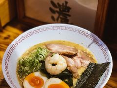 鲜虾海菜味增拉面-老龙亭拉面店