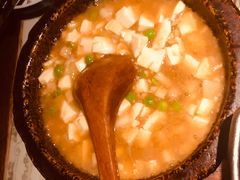 石锅鸡汤豆腐-绿茶餐厅(光谷世界城步行街店)