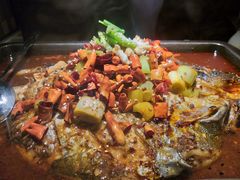 -探鱼·鲜青椒爽麻烤鱼(西南商都店)