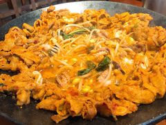 铁板章鱼五花肉-春熙台韩国料理·章鱼肥牛(西丽店)