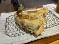 天妇罗竹荚鱼-天ぷら定食まきの(難波千日前店)