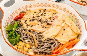 Crab Stick Egg Buckwheat Noodles