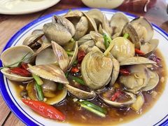 姜葱炒白贝-鑫鸿达·海鲜闽菜热炒小馆(中山路店)