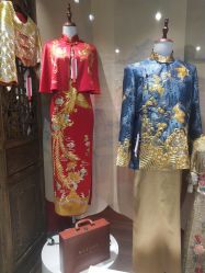 -懿沉香中式嫁衣礼服秀禾服龙凤褂马来褂旗袍总店