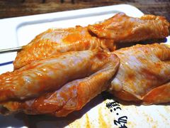 奥尔良鸡翅-三个蒙古大叔羊肉串(大宁店)