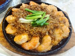 铁板生煎虾-渔娘渔家丹东海鲜(东直门店)