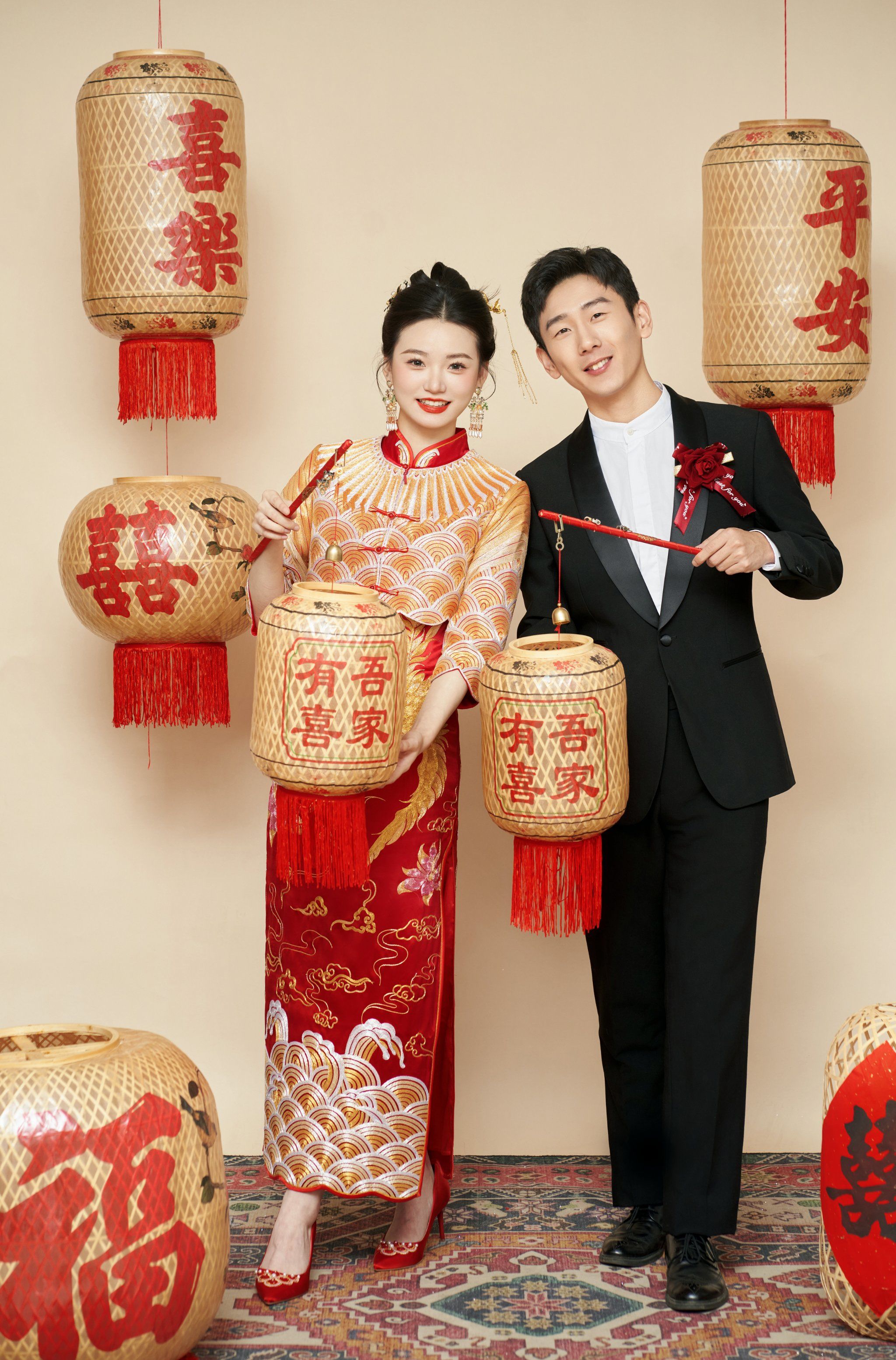 国风秀禾婚纱照简直太浪漫了