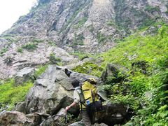 2011年，震后的山路-九峰山