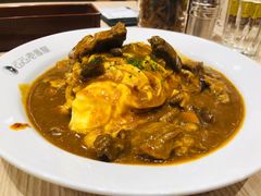牛肉菌菇咖喱蛋包饭-CoCo壱番屋