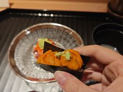 海胆手卷-炎橘·板前料理 Omakase