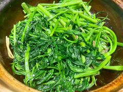 啫啫虾酱空心菜-熠盛粤味(永康路店)