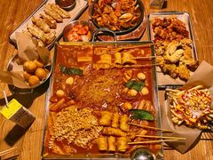 鱼饼火山炒年糕-包装马车·韩国料理·포장마차