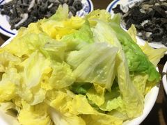 水爆白菜粉丝-老爆肚满五香烧牛羊肉