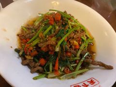 香菜炒牛肉丝-天下客饭店(中山路店)