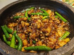 青椒石锅蛙-绿茶餐厅(成都太古里店)