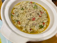肉末炒臭豆腐-丁记盐蘸牛肉·新杭菜(河东路店)