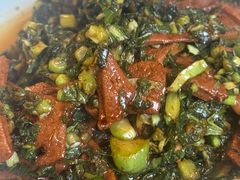 咸菜炒猪肝-双塔老饭店
