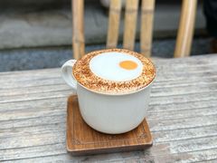 生姜荷包蛋拿铁-Metal hands·铁手咖啡