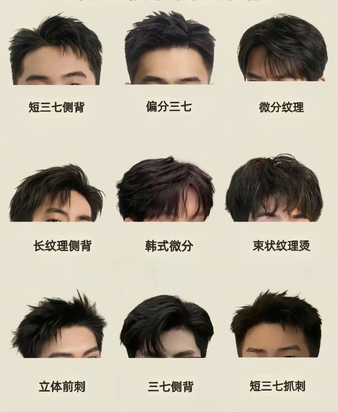 帅气发型图鉴来啦