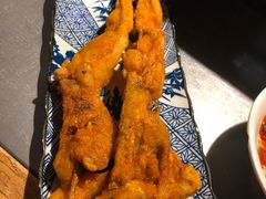 碳烤牛蛙-探鱼·鲜青椒爽麻烤鱼(苏宁广场店)