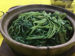 虾酱通菜-汤氏美食台山水步特色黄鳝饭(龙津东路店)