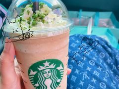 双杯冰龙井茶酥风味拿铁-星巴克(佛山南海万科店)