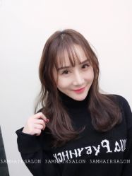 点击看大图 锁骨发-3AM HAIR SALON烫发染发接发