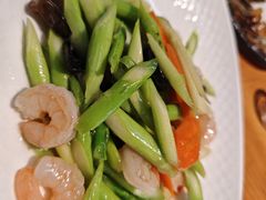 竹笋炒虾仁-食鸡公社辣子鸡·潍坊菜·烧烤