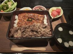 鳗鱼肥牛盖饭-玄白·炭烤活鳗(上海首店)