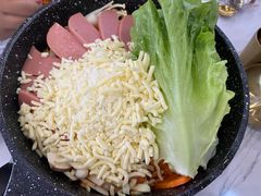 芝士年糕部队火锅-朴鲸家正宗韩国料理(福田店)