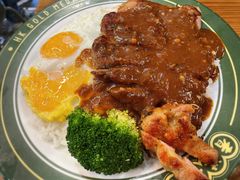黑椒牛扒双蛋饭-肥韬茶餐厅(南山mini店)
