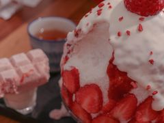 草莓牛乳冰-WONDER ICE 萬得冰田(建設路总店)