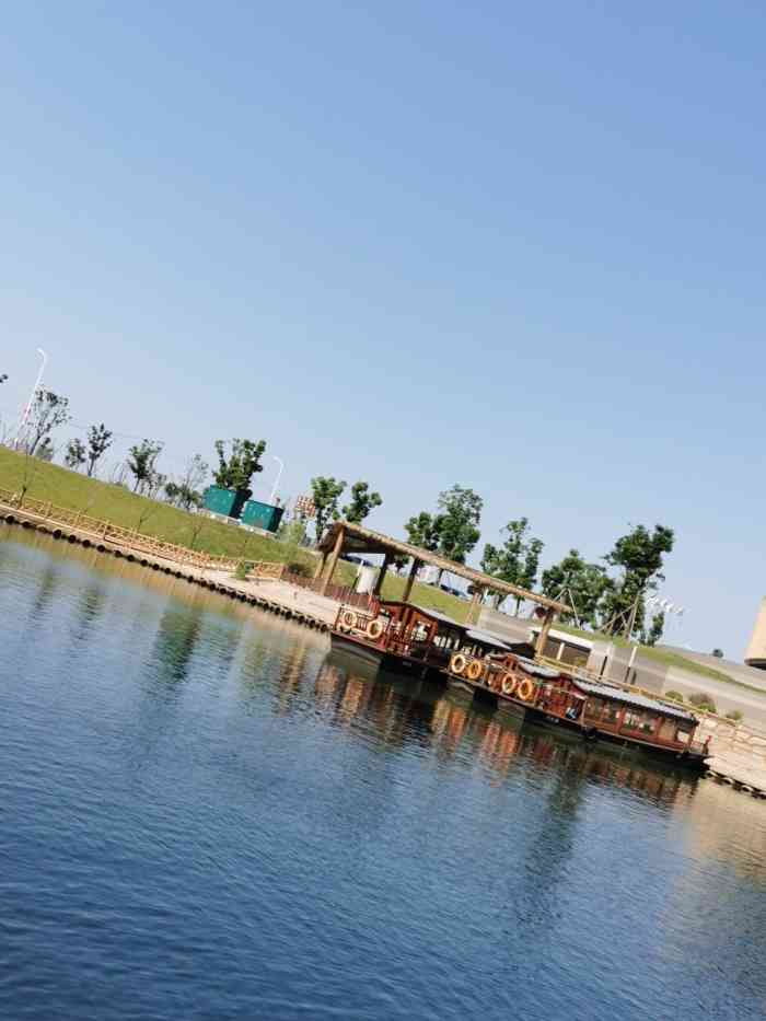 龙之梦湿地公园码头-"第二天游玩龙之梦湿地公园.到码头乘船,悠.