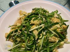 东北蒜苗炒蛋-苏师傅菜馆(上沙店)